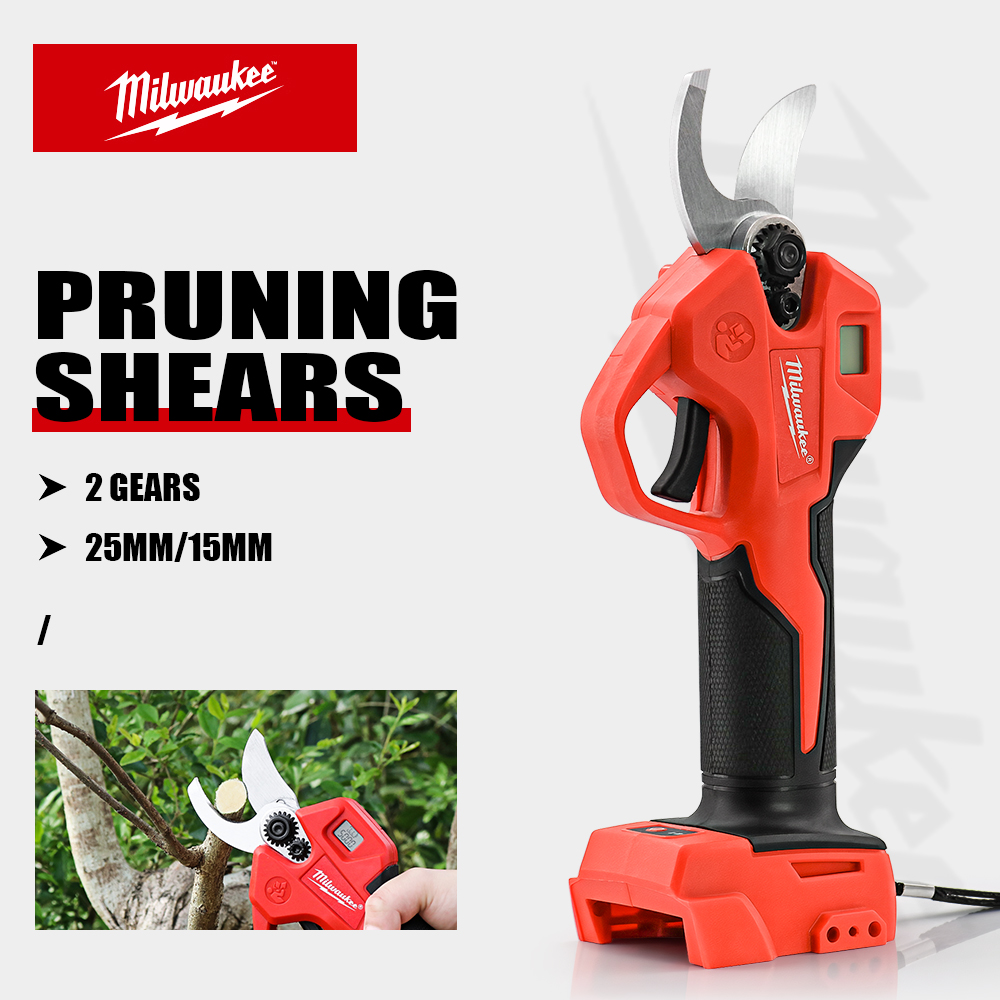 Power Tools Display - Milwaukee Fırçasız Elektrikli Budama Makası LED