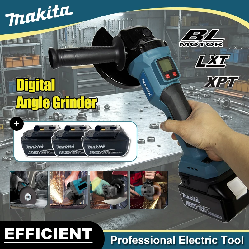 Power Tools Display - Makita Fırçasız Dijital Ekranlı Darbeli Açılı