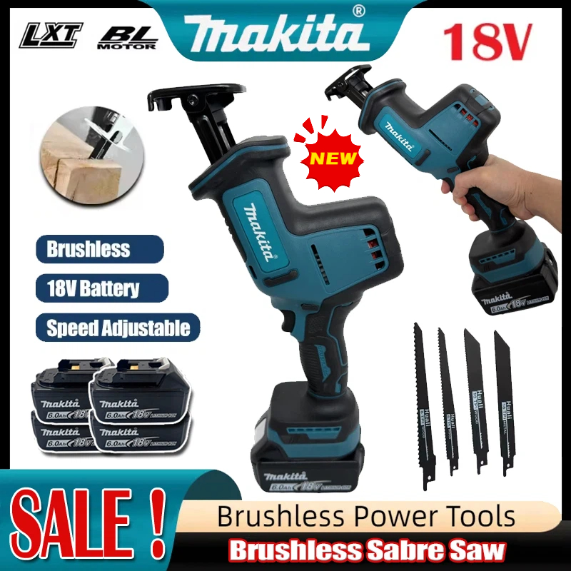 Reciprocating Saw Cordless - 2026 Makita Akülü Fırçasız Şarjlı Testere