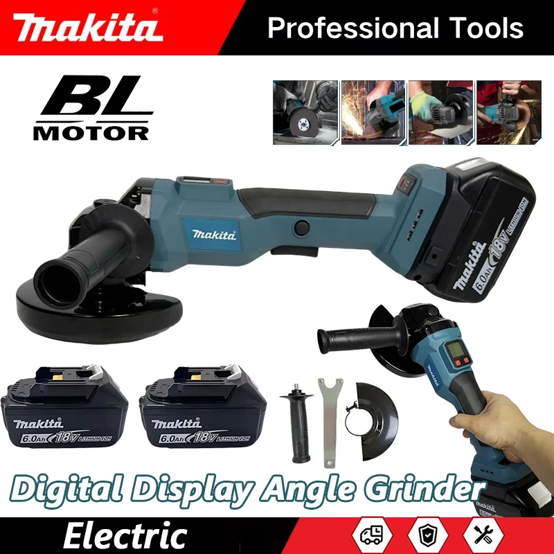Power Tools Display - Makita Tool 125MM Fırçasız Elektrikli Açılı