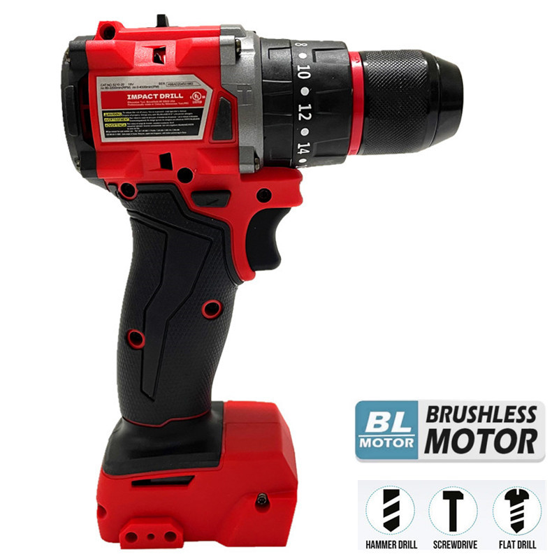 Power Tools Hammer - Milwaukee 18V/20V Akülü Darbeli Matkap Fırçasız