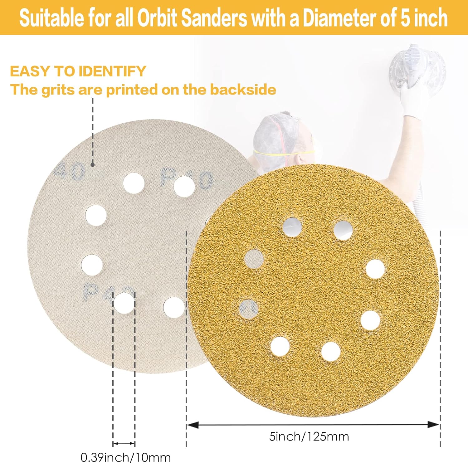 10-100 adet 5 inç 8 delikli zı - Random Orbital Sander incelemesi ve fiyatı