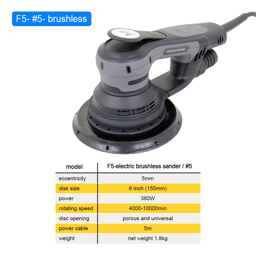HONGMAI Toptan 6 İnç 380W Fırç - Random Orbital Sander incelemesi ve fiyatı